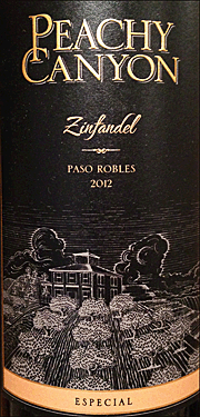 Peachy Canyon 2012 Especial Zinfandel