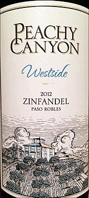 Peachy Canyon 2012 Westside Zinfandel