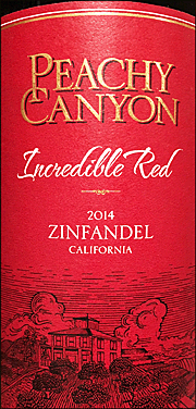 Peachy Canyon 2014 Incredible Red