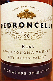 Pedroncelli 2018 Rose