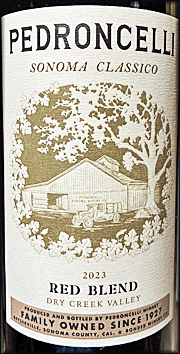 Pedroncelli 2023 Sonoma Classico