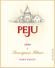 Peju 2008 Sauvignon Blanc