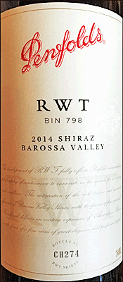 Penfolds 2014 RWT Shiraz