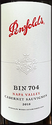 Penfolds 2018 Bin 704 Cabernet Sauvignon