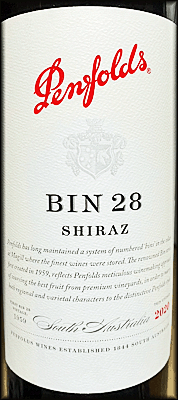 Penfolds 2020 Bin 28 Shiraz