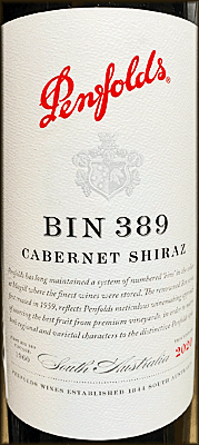 Penfolds 2020 Bin 389