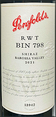 Penfolds 2021 RWT Bin 798 Shiraz