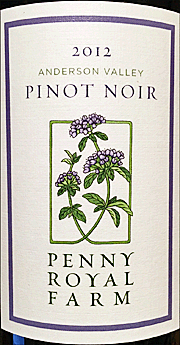 Pennyroyal 2012 Pinot Noir