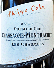 Philippe Colin 2014 Chassagne-Montrachet Les Chaumees