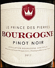 Le Prince des Pierres 2017 Pinot Noir