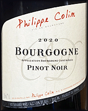 Philippe Colin 2020 Bourgogne