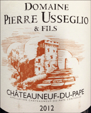 Pierre Usseglio 2012 Chateaunneuf du Pape