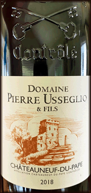 Pierre Usseglio 2018 Chateaunneuf du Pape