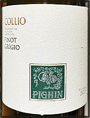 Pighin 2021 Collio Pinot Grigio