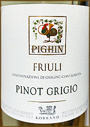 Pighin 2021 Friuli Pinot Grigio