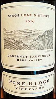 Ken's wine review of 2016 Pine Ridge Cabernet Sauvignon ...