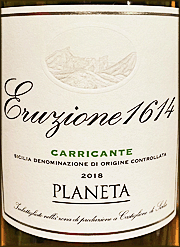 Planeta 2018 Eruzione 1614 Carricante