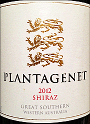 Plantagenet 2012 Great Southern Shiraz