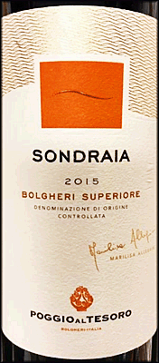 Poggio al Tesoro 2015 Bolgheri Superiore Sondraia