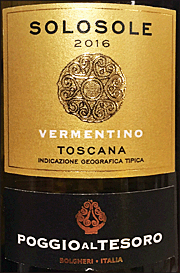 Poggio al Tesoro 2016 Solosole Vermentino