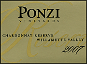 Ponzi 2007 Reserve Chardonnay