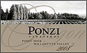 Ponzi 2008 Willamette Valley Pinot Noir