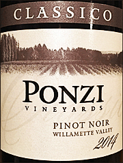 Ponzi 2014 Classico Pinot Noir