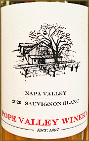 Pope Valley 2020 Napa Valley Sauvignon Blanc
