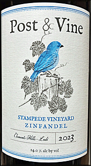 Post & Vine 2023 Stampede Zinfandel