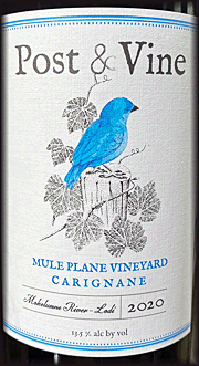 Post & Vine 2020 Mule Plane Carignane