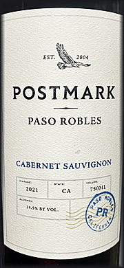 Postmark 2021 Cabernet Sauvignon