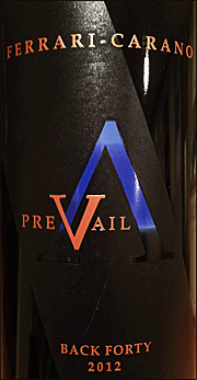 PreVail 2012 Back Forty Cabernet Sauvignon