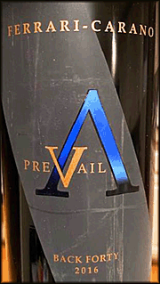 PreVail 2016 Back Forty Cabernet Sauvignon