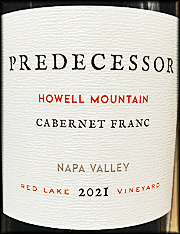Predecessor 2021 Cabernet Franc