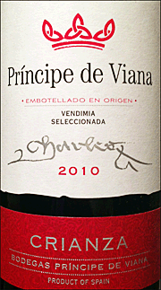 Principe de Viana 2010 Principe de Viana Crianza