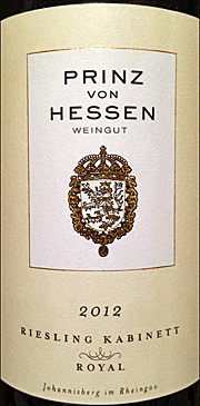 Prinz von Hessen 2012 Kabinett Royal Riesling