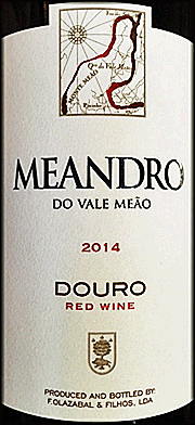 Quinta do Vale Meao 2014 Meandro