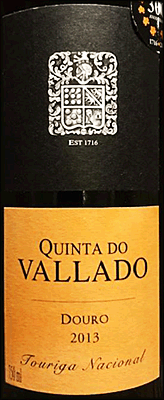 Quinta do Vallado 2013 Touriga Nacional