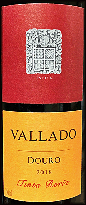 Quinta do Vallado 2018 Tinta Roriz