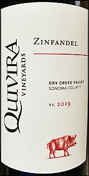 Quivira 2019 Dry Creek Zinfandel