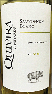 Quivira 2021 Sonoma County Sauvignon Blanc