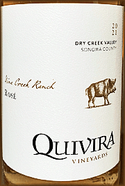 Quivira 2021 Wine Creek Ranch Rose