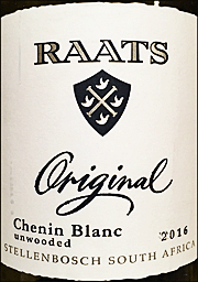 Raats 2016 Original Chenin Blanc