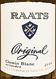 Raats 2019 Original Chenin Blanc