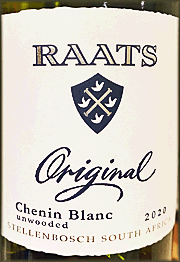Raats 2020 Original Chenin Blanc
