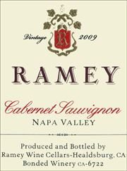 Ramey 2009 Napa Valley Cabernet Sauvignon