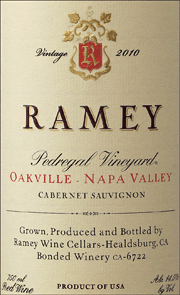 Ramey 2010 Pedregal Cabernet Sauvignon