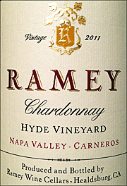 Ramey 2011 Hyde Vineyard Chardonnay