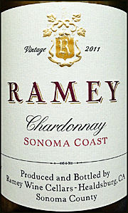 Ramey 2011 Sonoma Coast Chardonnay