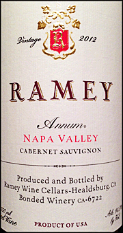 Ramey 2012 Annum Cabernet Sauvignon